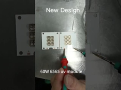 Μονάδα UV LED 60W Λαμπτήρες Κουάρτζ Φακίδας 365nm έως 405nm LED UV Curing